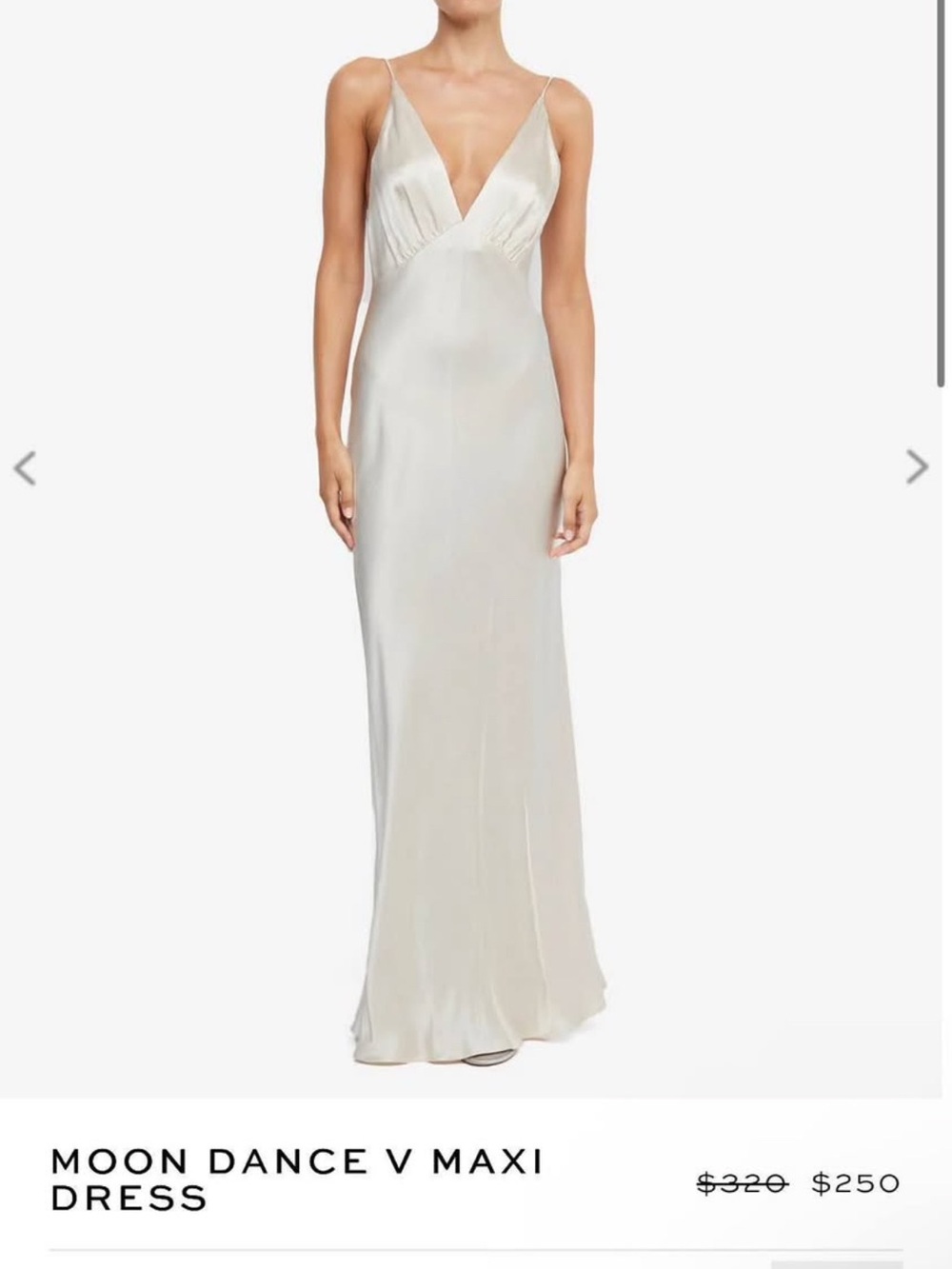 Bec & Bridge Moon Dance V Maxi Dress - Ivory